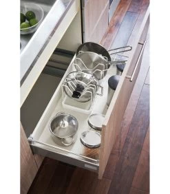 Yamazaki Extendable Pot Lid & Pan Holder - Tower - White -Woninginrichting 007761c73a9041dfb77ef77d1e0cef11