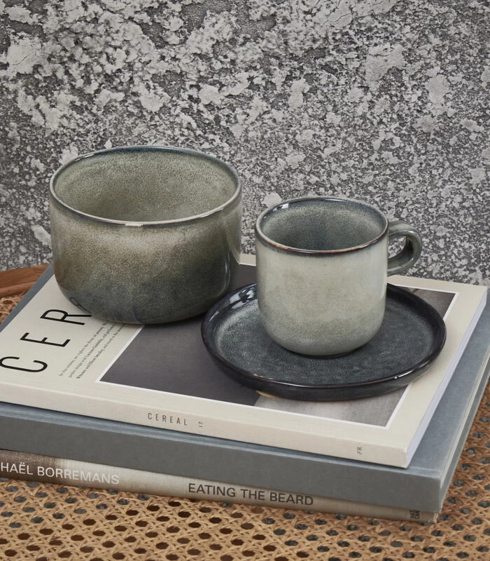 MERIDIAN Plat Bord 26 Cm Groenblauw (set/4) 6 MERIDIAN Plat Bord 26 Cm Groenblauw (set/4) - Afbeelding 4