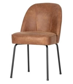 BePureHome Vogue Eetkamerstoel - Leer - Cognac - Set Van 2 -Woninginrichting 0553e239a38d4790a26264a8819b1db1