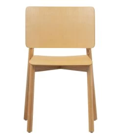 WOOOD Karel Stoel - Hout - Naturel - Set Van 2 -Woninginrichting 06016499a854490faa525a739baf26f4