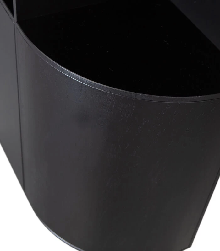 Exclusive Finca Opbergkast Rond Rechts - Zwart - 210x78x40 4 Exclusive Finca Opbergkast Rond Rechts - Zwart - 210x78x40 - Afbeelding 2