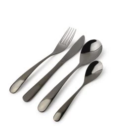 Bestekset 24-delig Zwart Viva