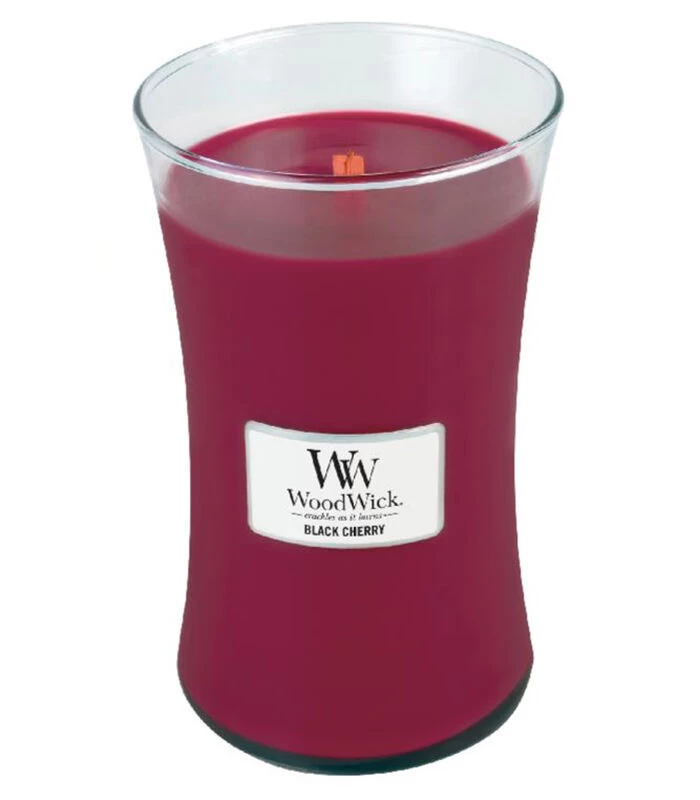 WoodWick Kaars Black Cherry Large 3 WoodWick Kaars Black Cherry Large