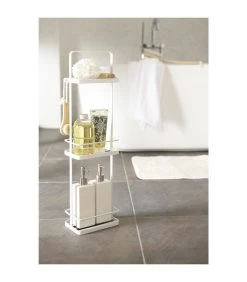 Yamazaki Bath Towel Hanger With 3 Bars - Tower - White -Woninginrichting 0df7170e0cd14c4f9a7c87dc6c9d64c7