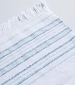 Handdoek Derin 30x50 Cm Wit/Lichtblauw -Woninginrichting 102c329619d44a88892993f8c29ca263