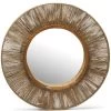 Spiegel Rond Met Decoratieve Rand, Wandspiegel - Lupine Rope - Bruin -Woninginrichting 103621d0c19f441fb68d48ef3976cfe0