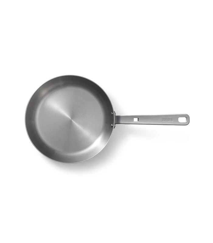 Koekenpan Stainless Steel 28 Cm Roestvrijstaal 4 Koekenpan Stainless Steel 28 Cm Roestvrijstaal - Afbeelding 2