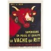 Coucke - Bel Et Vache Qui Rit - Katoenen Theedoek Met Print 50 X 75 Cm -Woninginrichting 120e21fdc0c741139ff245433ea93499
