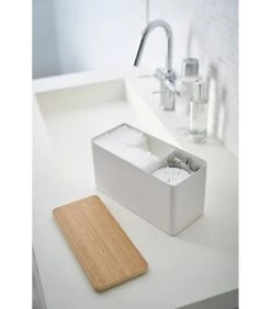 Yamazaki Sanitary Storage Box - Rin - Natural -Woninginrichting 13645cc5fac74337b1eb6eb863c025cc