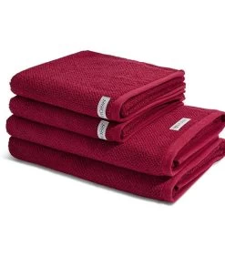 Ross Selection - Organic Cotton 4-delige Handdoekenset
