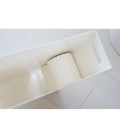 Yamazaki Toilet Paper Stocker - Tower - White -Woninginrichting 15e1b820f1194a38b942d4ee8561e598