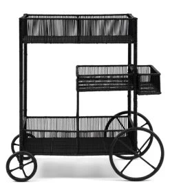 Keukentrolley - Drankbar - Punta Cana Trolley - Zwart