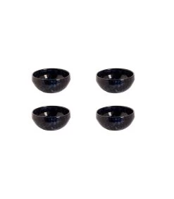 Palmer Schaal Bama Blue 12 Cm 30 Cl Blauw Stoneware 4 Stuk(s)