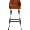 BePureHome Vogue Barstoel - Fluweel - Roest - 103x50x55 -Woninginrichting 1a402c27054f4a8d8d2d72a93564bf36