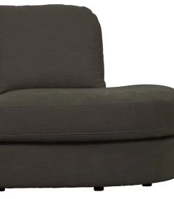 VTwonen Family 1-Zits Element Ronde Hoek Rechts - Antraciet - 85x93x98