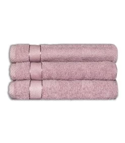 Set Van 3 Badlakens Badstof 70x130 Cm 380 Gr/m²