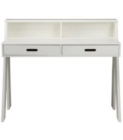 WOOOD Connect Bureau - Grenen - Wit - 93x112x55