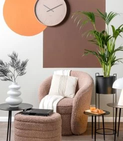 Leitmotiv Bijzettafel Supreme - Zwart - Ø42,5cm -Woninginrichting 1dd400eb2bca4ebdb02ff9395c60b4c5