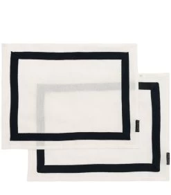 Placemat RM Loft Beige/Zwart - 2 Stuks
