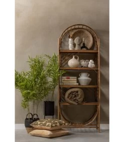 Orient Open Kast - Bamboe - Naturel - 170x65x35 -Woninginrichting 2381355c4a3f4ca6aa852d19901cff0a