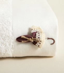 Gezichtshanddoek Umbrella 50x90 Cm Ecru -Woninginrichting 258212f1762b49dcbc4c6baa0563c835