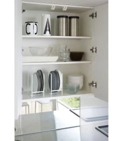 Yamazaki Dish Organizer - Tower - White 6 Yamazaki Dish Organizer - Tower - White -Woninginrichting 25c29975cd1f42a9bd22f268ce64952f
