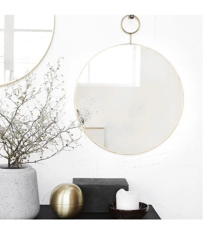 House Doctor Spiegel - Lus - Messing 4 House Doctor Spiegel - Lus - Messing - Afbeelding 2