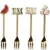 Gebaksvorkjes Summer Goud - 4 Stuks - 16x4x1 Cm -Woninginrichting 26c4e78eed2a41ff8a8f8c2d256855e4