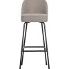 BePureHome Vogue Barstoel 80 Cm - Stof - Zand - 103x50x55 -Woninginrichting 2907df4f71a34337b3a85da3d68049df