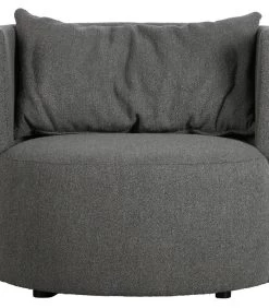 VTwonen Explore Fauteuil - Boucle - Staalgrijs - 81x96x92