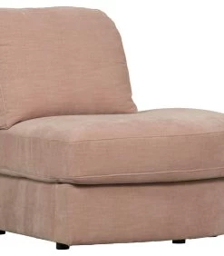 VTwonen Family 1-Zits Element Ronde Hoek Rechts - Roze - 85x93x98 -Woninginrichting 2a04bc2a0c0e4de4a851475edf4a11ea