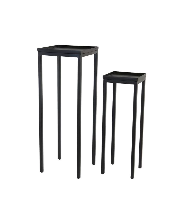 Zuil Kendra - Zwart - Set 3 Zuil Kendra - Zwart - Set