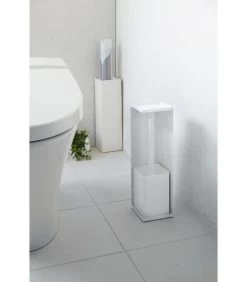 Yamazaki Toiletpaper Holder Closed - Tower - White -Woninginrichting 2b6fd0716d0b4f248e685feb3503828a