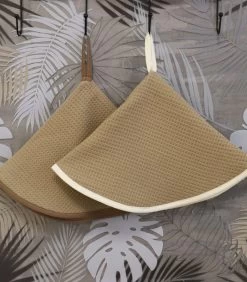 Set Van 2 Handdoeken Rond Sponsnest 400gr -Woninginrichting 2cc4fc562d824f3387a47954cbd30789