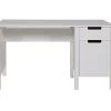 WOOOD Jade Bureau - Grenen - Wit - 75x135x58 -Woninginrichting 2ea23d161743440fafa45d3fca9d4537