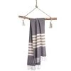 Fouta / Hamamdoek - Sunshade Happiness Off Black -Woninginrichting 2ef7f2cdb92f40d4b8c030117bcdbd41