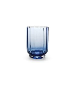 Glas 41cl Blauw Linea - Set/4