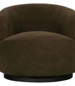BePureHome Woolly Draaifauteuil - Schapenvacht - Groen - 71x84x88