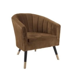 Leitmotiv Stoel Royal - Velvet Chocolade Bruin - 70x71x80cm -Woninginrichting 330e3e9e6844419fb3e167a99db29d29
