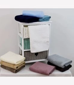 Douchlaken Badstof Katoen ESSENTIEEL -Woninginrichting 33c131eded984777bb711c70d725c021