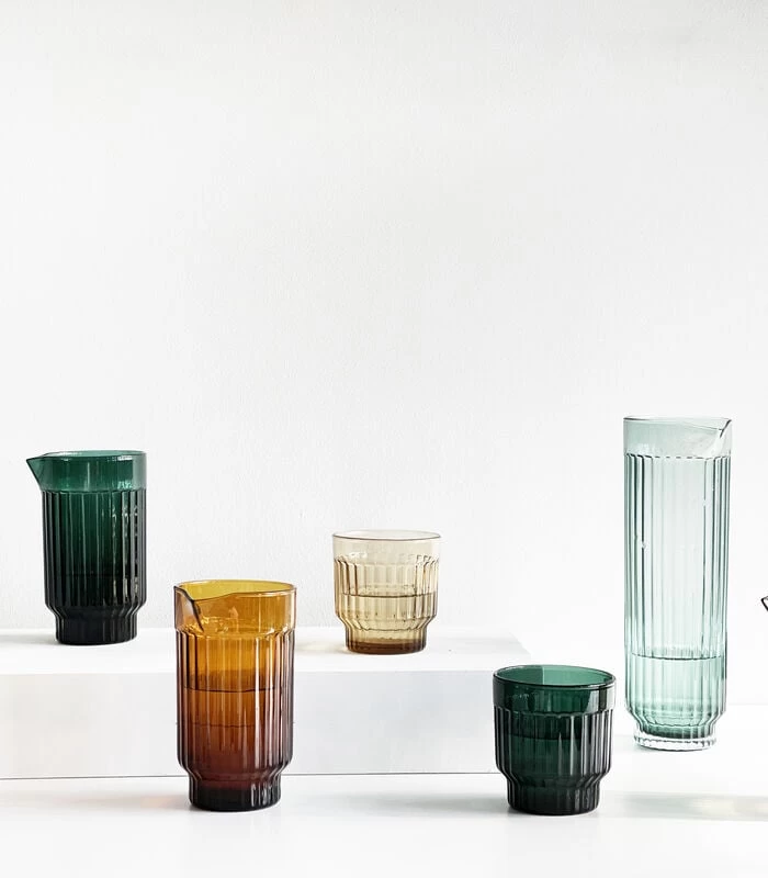 LIMA CARAFE 0.5L Licht Amber 4 LIMA CARAFE 0.5L Licht Amber - Afbeelding 2