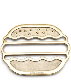 Onderzetter Voor Pannen, Hamburger - Classic Burger - Goud - 1 Stuk