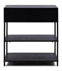 Nachtkastje The Bobby - Zwart