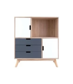 Leitmotiv Ladekast Snap - Duo Deuren & Lades - 80x36x90cm