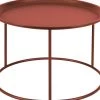 WOOOD Ivar Bijzettafel L - Metaal - Rood - 38x56x56 -Woninginrichting 3946cdac072c47a5ac76c4a537e641dc