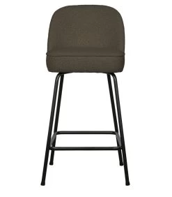 BePureHome Barstoel Vogue - Velvet - Warm Groen - 89x50x55