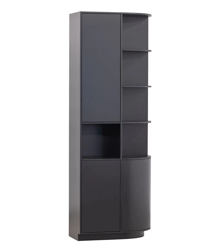 Exclusive Finca Opbergkast Rond Rechts - Zwart - 210x78x40 6 Exclusive Finca Opbergkast Rond Rechts - Zwart - 210x78x40 - Afbeelding 4