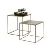 BePureHome Metallic Bijzettafels - Metaal - Brass - Set Van 2 1 BePureHome Metallic Bijzettafels - Metaal - Brass - Set Van 2 -Woninginrichting 3eed96b4ed46444f9162e100df884cf4