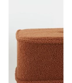 Poef Kiki - Oranje - 40x40x35cm -Woninginrichting 40634eb375aa4231b2bf770344965e5a