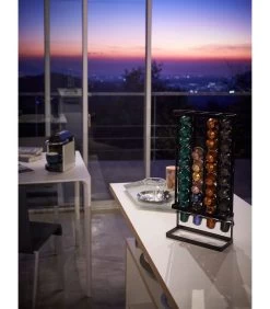 Yamazaki Coffee Capsule Holder Wide - Tower - Black -Woninginrichting 40fa99b3c0994e14a93c6dfbeca98dfb